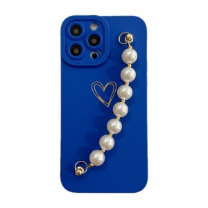 Hetnieuwe product is van toepassing op Apple iPhone14Pro Pearl Bracelet Protective Case, en de lens is volledig beschermd en opgewaardeerd